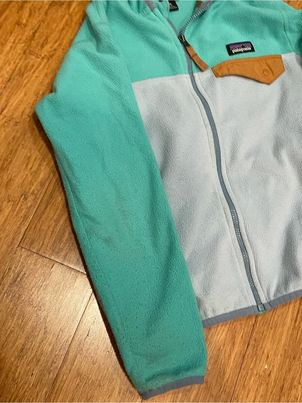 Patagonia Kids' Micro D Snap-T Jacket - steam blue